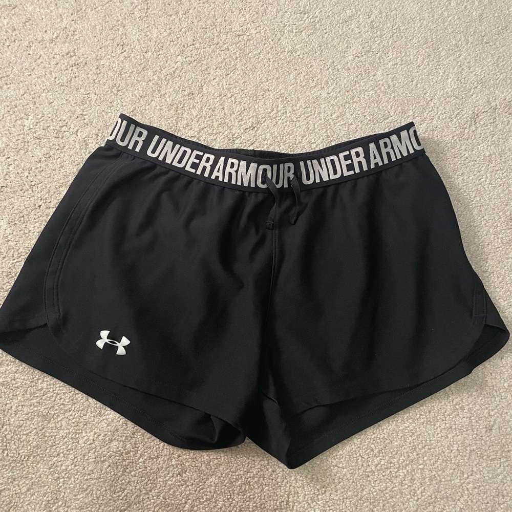 Under Armour Women's Black Athletic Shorts